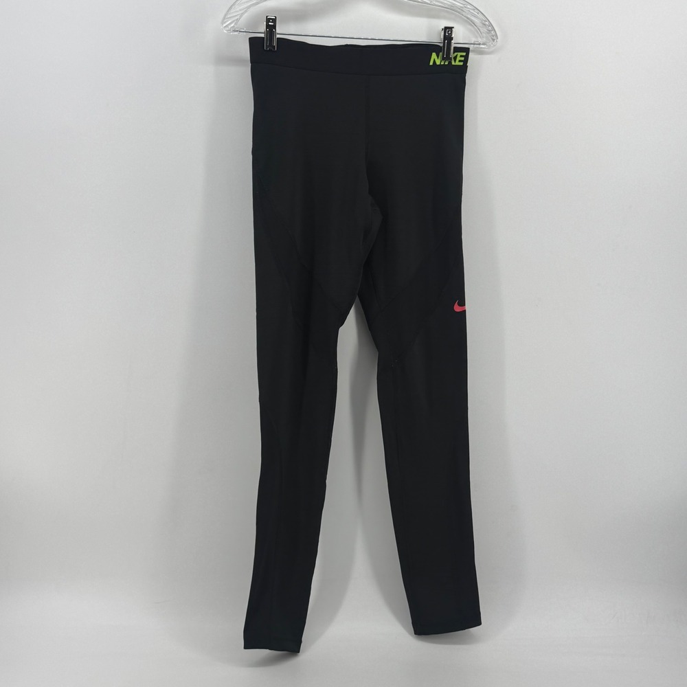 Nike Pro Hyperwarm Womens Black Thermal Training Leggings  M